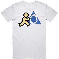 Aol Instant Messenger America Online Black Logo Pig In  2 T Shirt