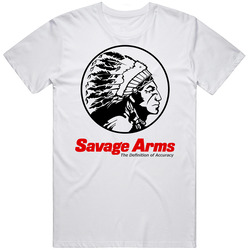Savarem Putih Retro Graphic Unisex Cotton White Classic T Shirt