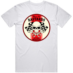 Mean Old Bastards Hot Rods Motorcycles Logo Retro Graphic Unisex Cotton White Classic T Shirt