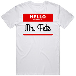Mr Fete Retro Graphic Unisex Cotton White Classic T Shirt