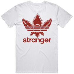Stranger Things Demogorgon Adidas Retro Graphic Unisex Cotton White Classic T Shirt