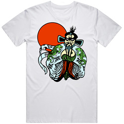 Jack Burton Fu Manchu Big Trouble In Little China Movie Fan Retro Graphic Unisex Cotton White Classic T Shirt