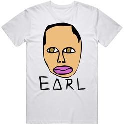 Earl Tee Retro Graphic Unisex Cotton White Classic T Shirt