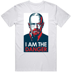 I Am The Danger Retro Graphic Unisex Cotton White Classic T Shirt