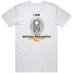 I Am Satoshi Nakamoto - Retro Graphic Unisex Cotton White Classic T Shirt