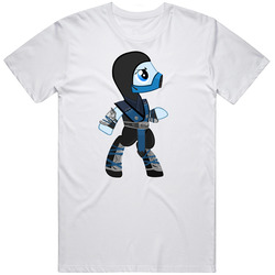 My Little Pony Brony Sub Zero Retro Graphic Unisex Cotton White Classic T Shirt