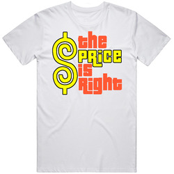 The Price Is Right Tv Game Show Retro Graphic Unisex Cotton White Classic T Shirt