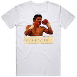 Roberto Duran Boxing KOTZ Retro Graphic Unisex Cotton White Classic T Shirt