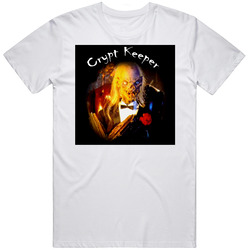 Crypt Keeper funny JOE Retro Graphic Unisex Cotton White Classic T Shirt