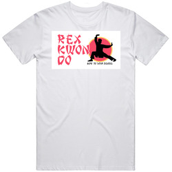 Rex Kwon Do Bow To Your Sensei Martial Arts Retro Graphic Unisex Cotton White Classic T Shirt