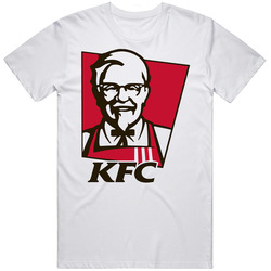 Kfc Kentucky Fried Chicken Funny Retro Retro Graphic Unisex Cotton White Classic T Shirt