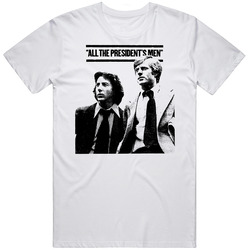 All The President's Men Retro Movie Nixon Retro Graphic Unisex Cotton White Classic T Shirt
