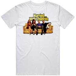 Al Bundy Married With Children Funny Retro Graphic Unisex Cotton White Classic T Shirt