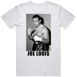 Joe Louis Boxing Retro Graphic Unisex Cotton White Classic T Shirt