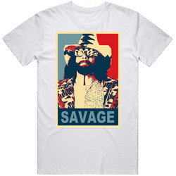 Macho Man Wrestling Vintage Hope Retro Graphic Unisex Cotton White Classic T Shirt