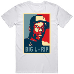 Big L Hip Hop Music Hope Retro Graphic Unisex Cotton White Classic T Shirt