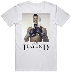 Rip Muhammad Ali I Am Legend Great Of All Time Boxing Sport Retro Graphic Unisex Cotton White Classic T Shirt