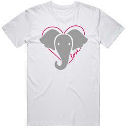Be Kind To Elephants Ellen Degeneres Retro Graphic Unisex Cotton White Classic T Shirt