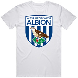 West Bromwich Albion Sports Pig In Retro Graphic Unisex Cotton White Classic T Shirt