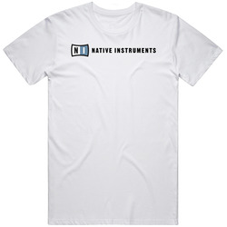 Native Instruments Logo Music  2 Retro Graphic Unisex Cotton White Classic T Shirt