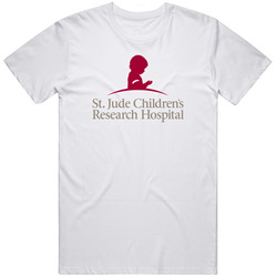 St Judes Childrens Hospital Charity Retro Graphic Unisex Cotton White Classic T Shirt