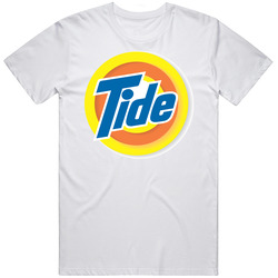 Tide Detergent Logo Icon Retro Graphic Unisex Cotton White Classic T Shirt