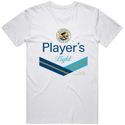 Player's, Light, Navy Cut, T-shirt, Cigarettes, Tobacco, Canadian, Du Maurier Retro Graphic Unisex Cotton White Classic T Shirt