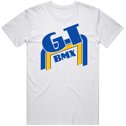 GT BMX, T-Shirt, GT Racing, Freestyle, Santa Ana, Bike, Performer, Frame Retro Graphic Unisex Cotton White Classic T Shirt