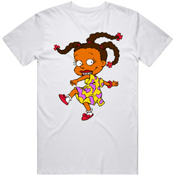 Rugrats Susie Carmichael Retro Graphic Unisex Cotton White Classic T Shirt