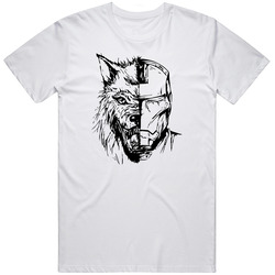 Game Of Thrones Wolf Retro Graphic Unisex Cotton White Classic T Shirt