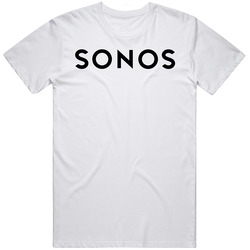 Sonos Inc Nasdaq Company Logo Employee Fan Retro Graphic Unisex Cotton White Classic T Shirt