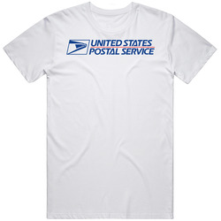Usps 1 Putih Retro Graphic Unisex Cotton White Classic T Shirt