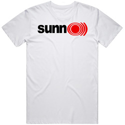 Sun Putih Retro Graphic Unisex Cotton White Classic T Shirt