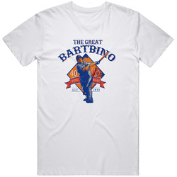 The Great Bartbino Bartolo Baseball Legend Retro Graphic Unisex Cotton White Classic T Shirt