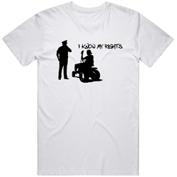 I Know My Rights Steve Jessup Retro Graphic Unisex Cotton White Classic T Shirt