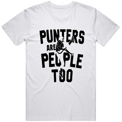 Punters Are People Too Ray Rice Football Retro Graphic Unisex Cotton White Classic T Shirt