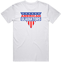 American Gladiators Retro 80s Tv Show Logo Fan Retro Graphic Unisex Cotton White Classic T Shirt