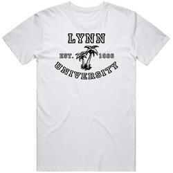 Lynn University Est 1986 Parody Favorite City Retro Graphic Unisex Cotton White Classic T Shirt