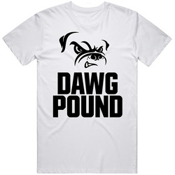 Dawg Pound Cleveland Browns Football Retro Graphic Unisex Cotton White Classic T Shirt
