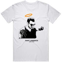St. Lawrence Retro Graphic Unisex Cotton White Classic T Shirt