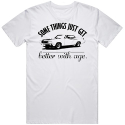 1970 Buick Gs Stage 1 Better With Age Vintage Car Retro Graphic Unisex Cotton White Classic T Shirt