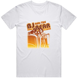 Bj And The Bear Retro Graphic Unisex Cotton White Classic T Shirt