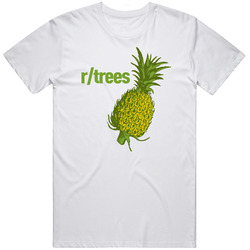 R/trees Retro Graphic Unisex Cotton White Classic T Shirt