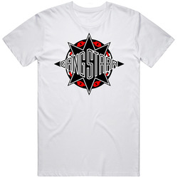 Gang Starr East Coast Hip Hop Duo Retro Graphic Unisex Cotton White Classic T Shirt