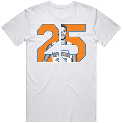 D Rose 25 Retro Graphic Unisex Cotton White Classic T Shirt