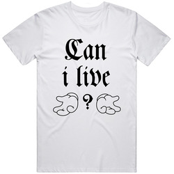 Beyonce Can I Live White Retro Graphic Unisex Cotton White Classic T Shirt