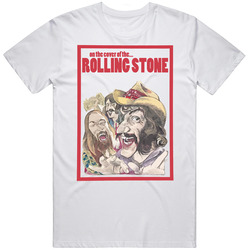 Dr Hook On The Cover Of The Rolling Stone Rock 70s 80s Musician Retro Graphic Unisex Cotton White Classic T Shirt