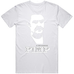 Pimp Al Swearengen Deadwood  (2).jpg Retro Graphic Unisex Cotton White Classic T Shirt