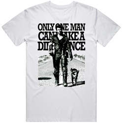 Mad Max 2 The Road Warrior JOE Retro Graphic Unisex Cotton White Classic T Shirt