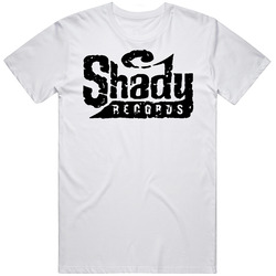 Shady Records Hip Hop Rap Retro Graphic Unisex Cotton White Classic T Shirt